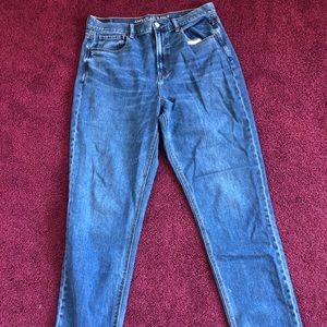 American Eagle xtra long mom jeans